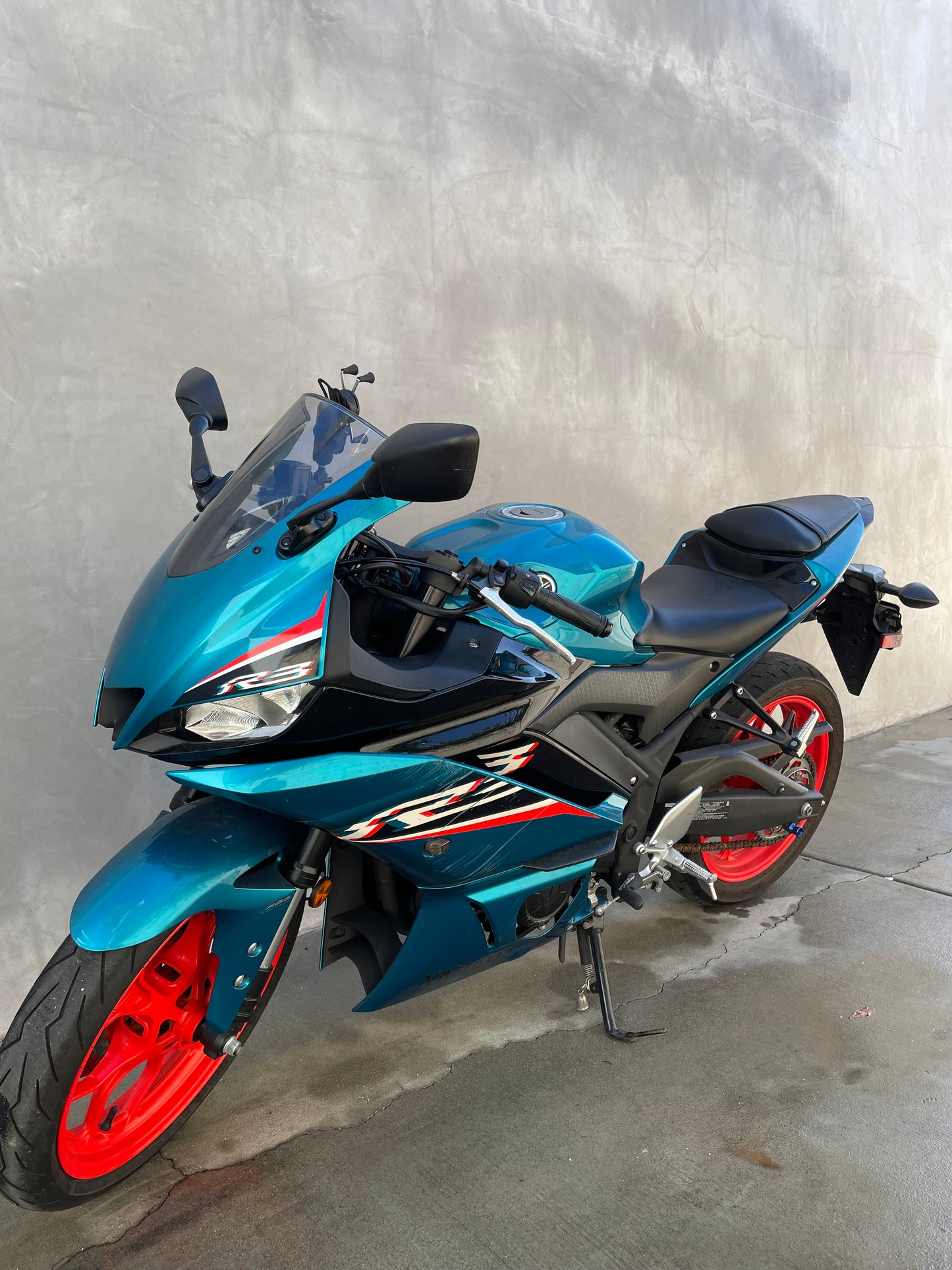 Sport Bike Complete Tire Change