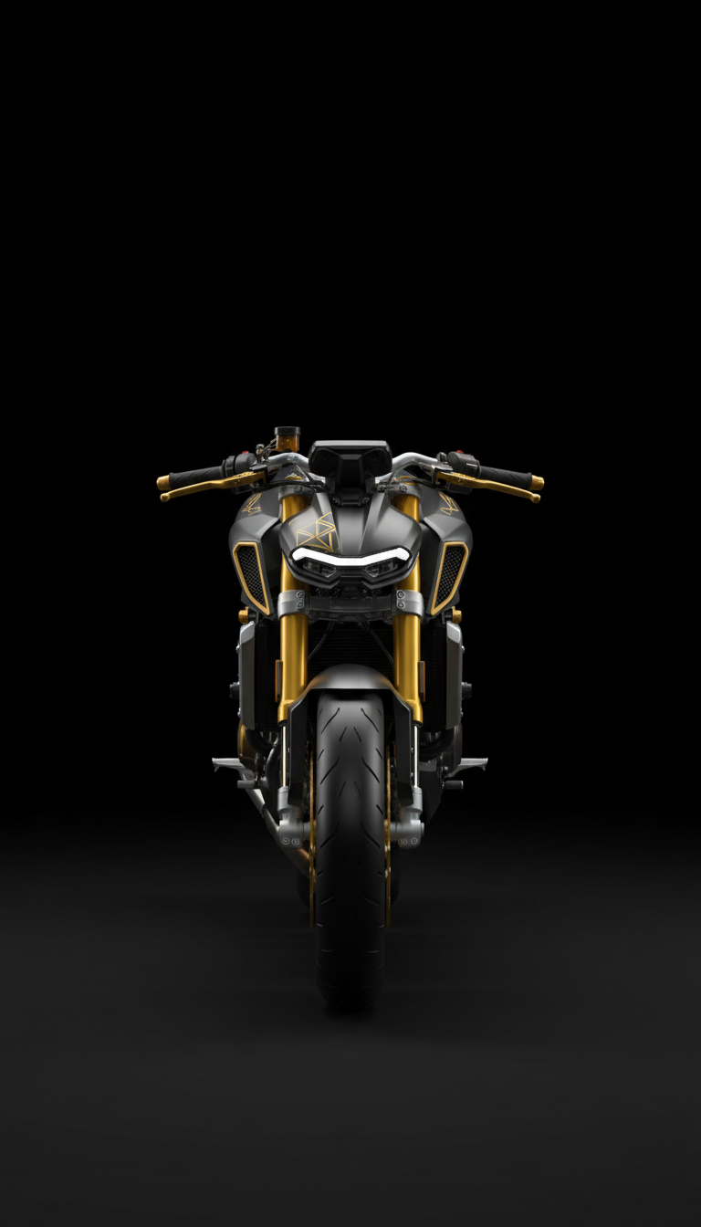Gold Accent Limited Edition Motorcycle