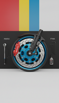 Custom brake upgrade kit with premium calipers and rotors