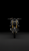 Carbon Black Naked Motorcycle
