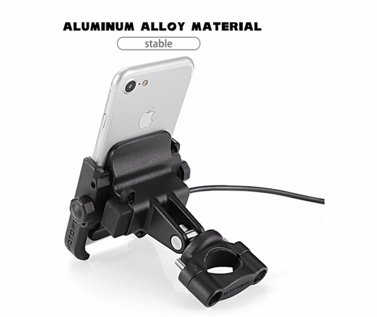 Phone Mount with USB Charging